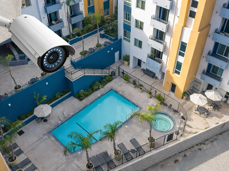 Professional security camera installation for commercial property in Buena Park
