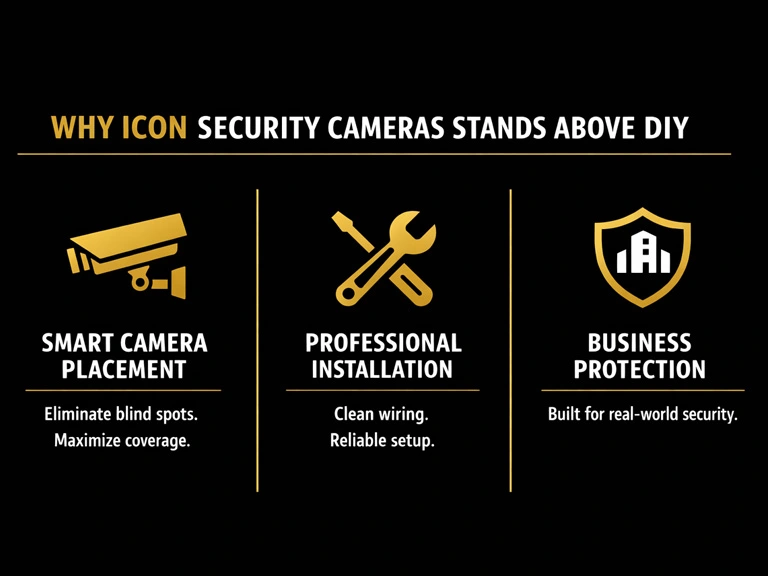 why icon security cameras stands out above DIY